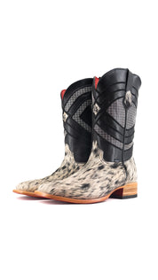 Prescott Cowhide Square Toe Cowboy Boot Size 12 Box QM50 FINAL SALE