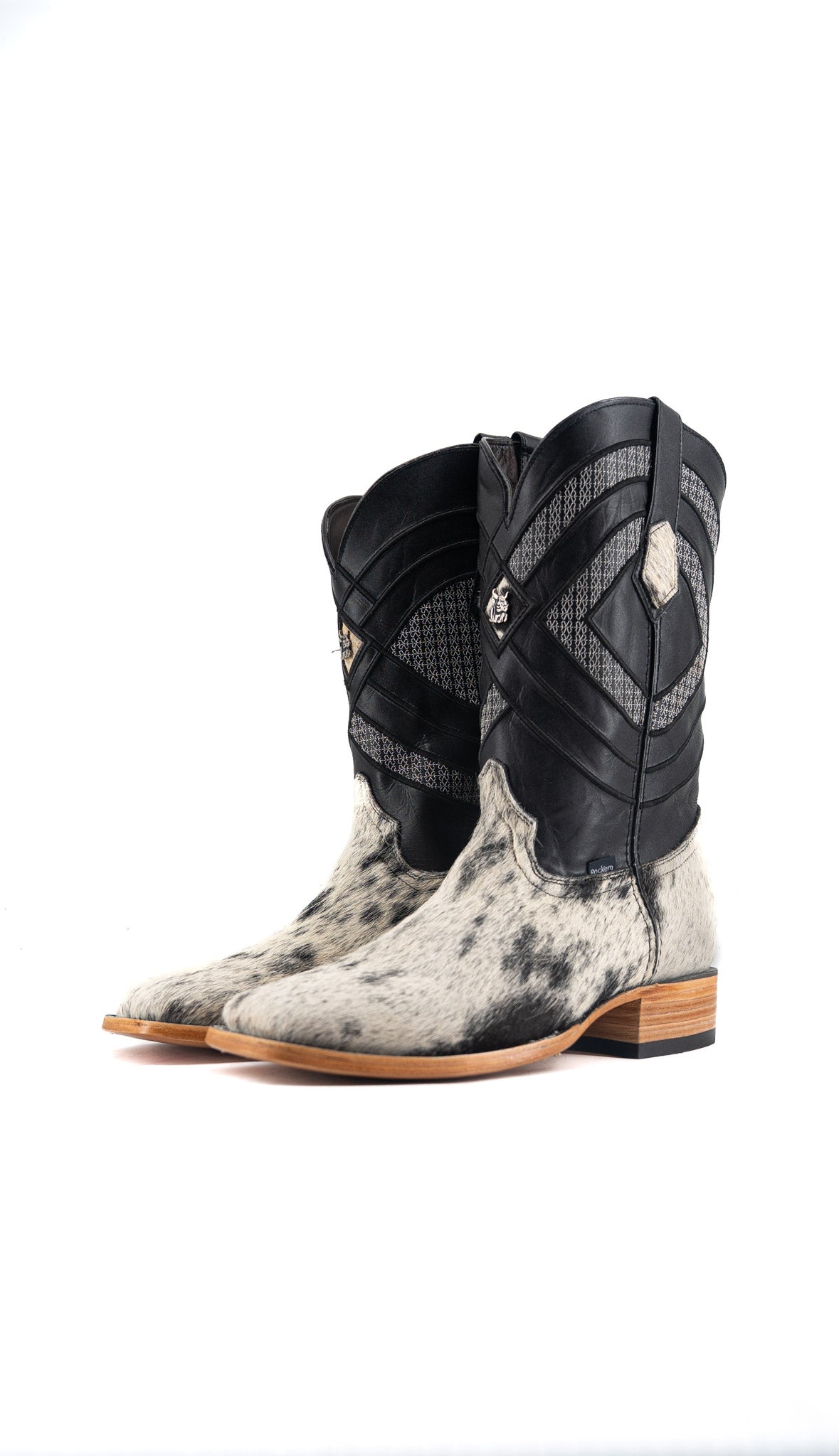 Prescott Cowhide Square Toe Cowboy Boot Size 12 Box QM51 FINAL SALE