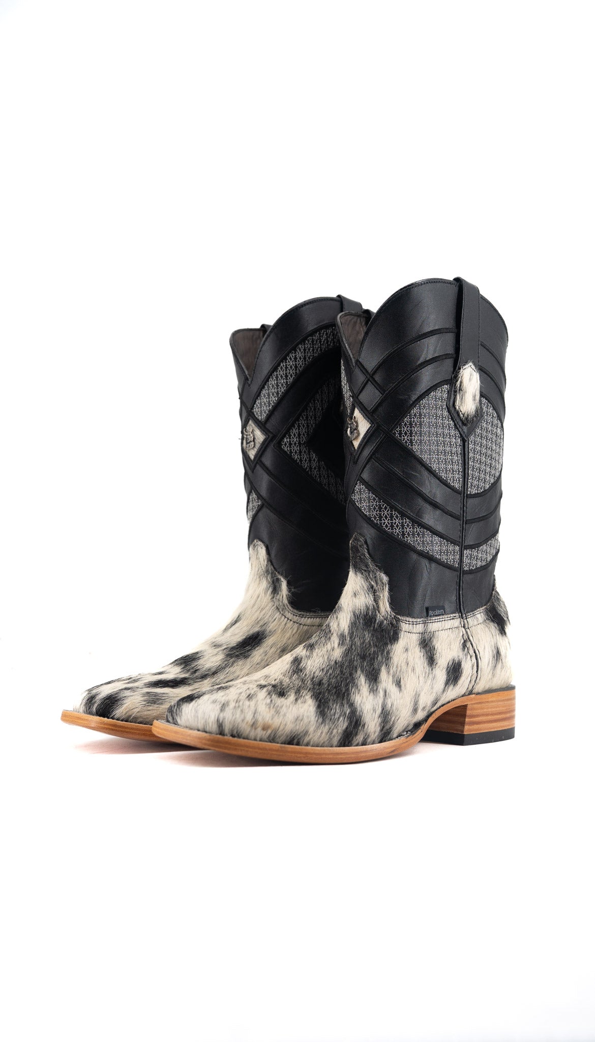Prescott Cowhide Square Toe Cowboy Boot Size 12 Box QM52 FINAL SALE