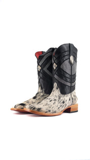 Prescott Cowhide Square Toe Cowboy Boot Size 12 Box QM53 FINAL SALE