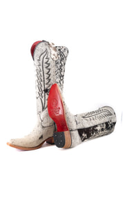 Charlotte Tall Red Bottom Cowhide Snip Toe Cowgirl Boot Size 9 Box CW29