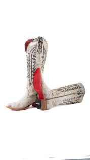 Charlotte Tall Red Bottom Cowhide Snip Toe Cowgirl Boot  Size 9.5 Box CW33