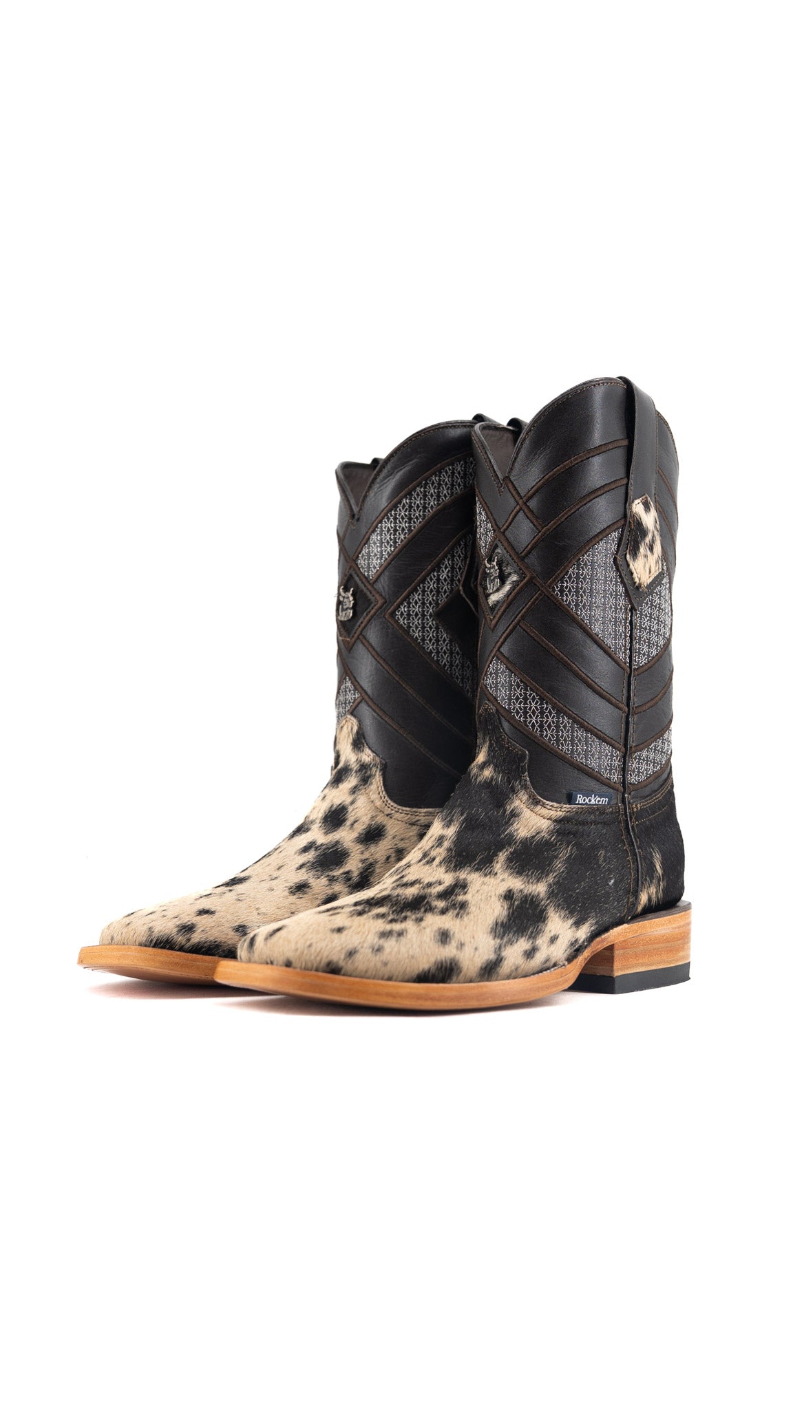Prescott Cowhide Square Toe Cowboy Boot Size 6.5 Box QM60 FINAL SALE