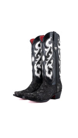 Emely Midi Cowhide Red Bottom Snip Toe Cowgirl Boot  Size 8 Box CW37