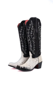 Marisol Tall Cowhide Snip Toe Cowgirl Boot Size 8 Box CW38