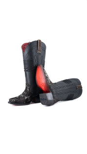 Dalia Midi Cowhide Red Bottom Wide Calf Snip Toe Cowgirl Boot Size 5 Box CW43