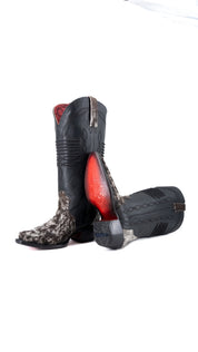 Dalia Midi Cowhide Red Bottom Wide Calf Snip Toe Cowgirl Boot Size 6 Box CW45