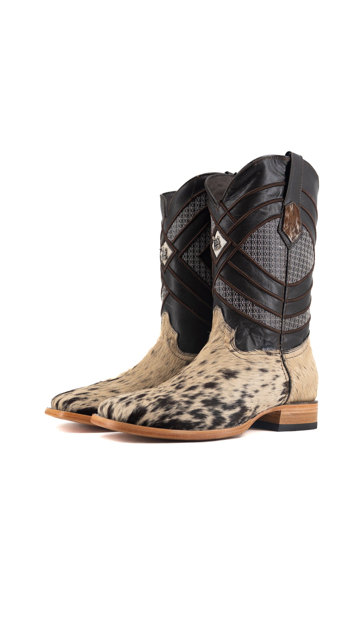 Prescott Cowhide Square Toe Cowboy Boot Size 10 Box QM85 FINAL SALE