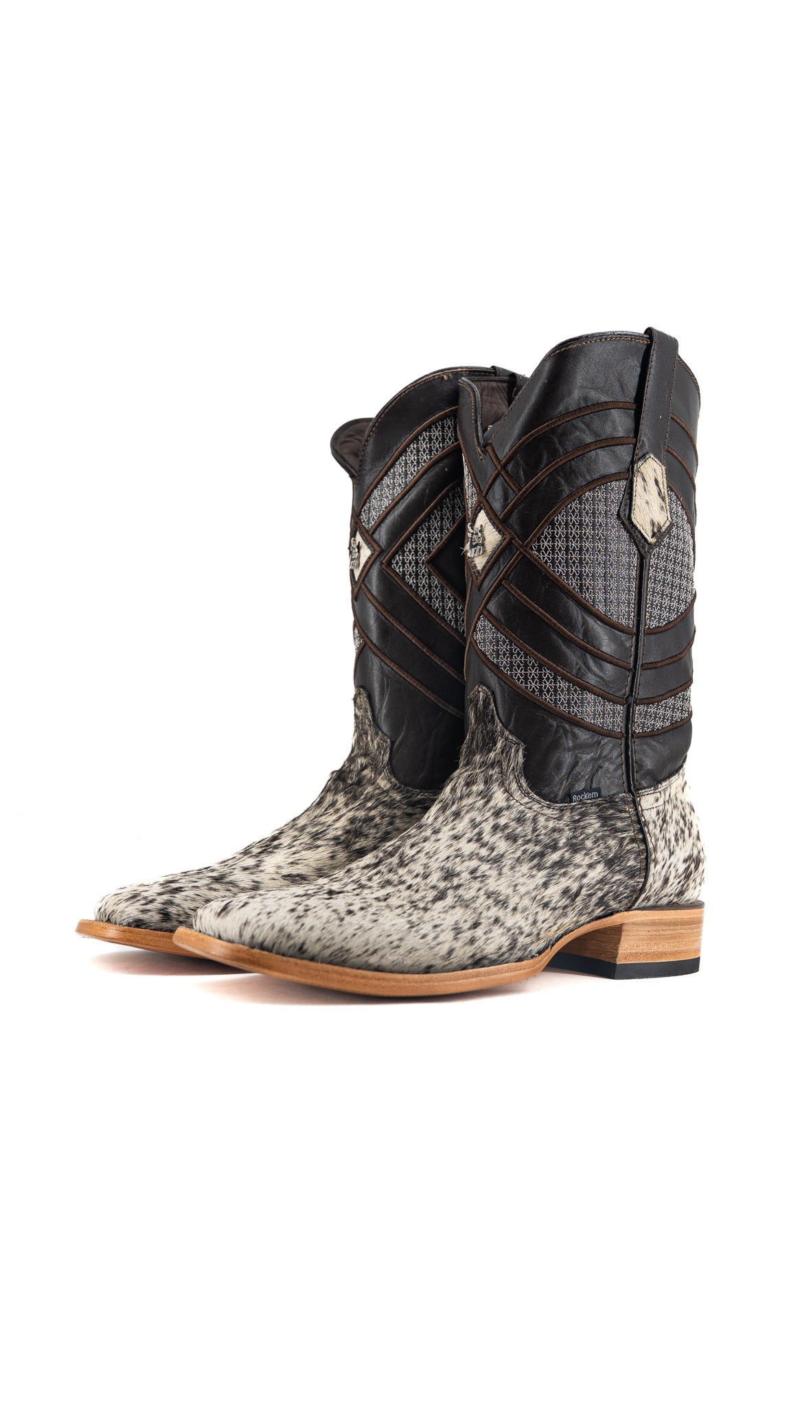 Prescott Cowhide Square Toe Cowboy Boot Size 12 Box QM91 FINAL SALE