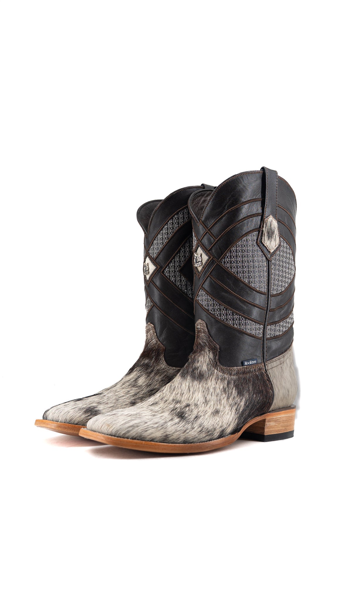 Prescott Cowhide Square Toe Cowboy Boot Size 12 Box QM92 FINAL SALE