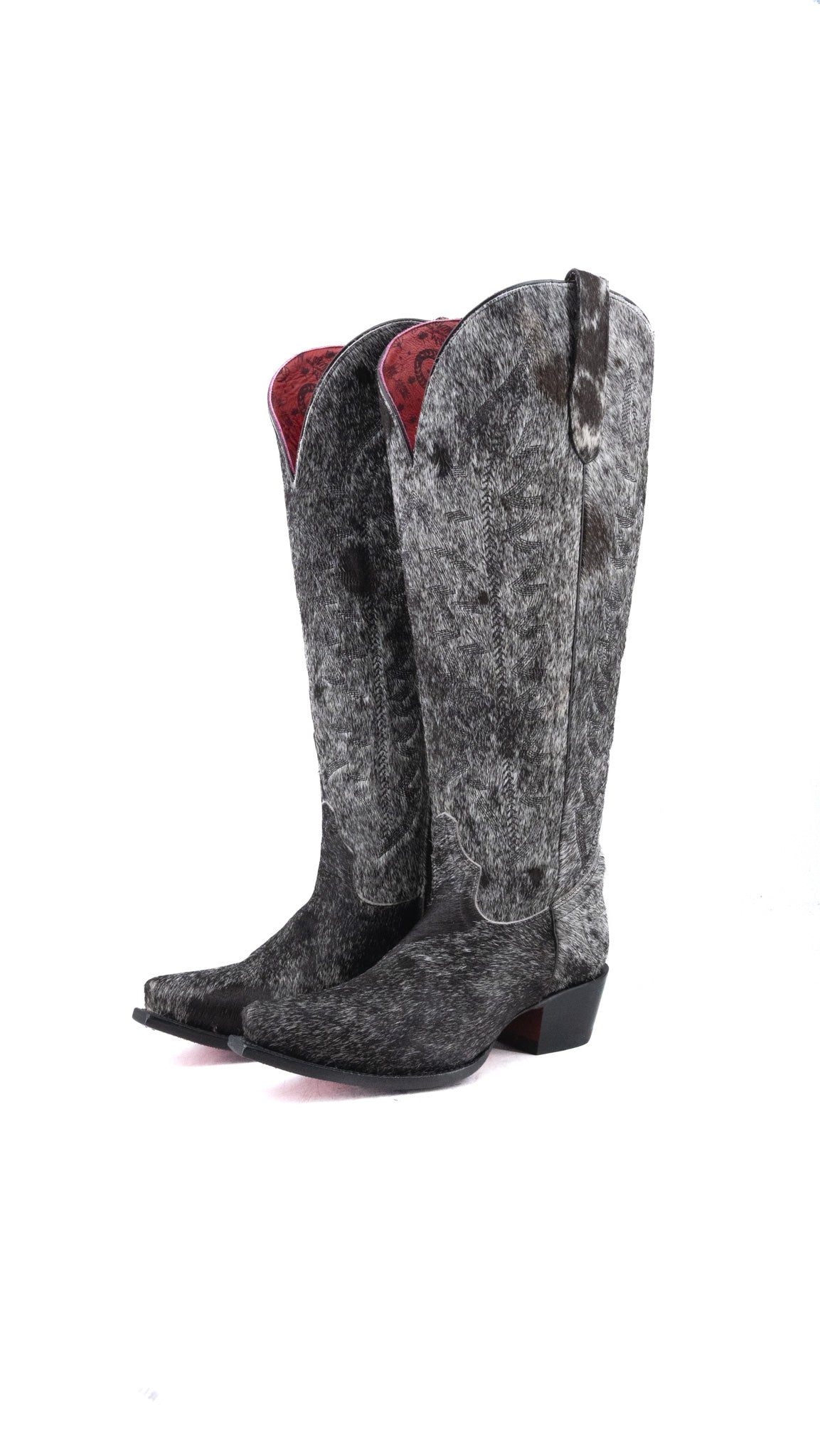 Gia Red Bottom Wide Calf Tall Cowgirl Boot Size 6 Box CW65