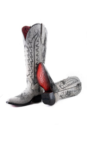 Charlotte Red Bottom Wide Calf Tall Cowgirl Boot Size 6.5 Box CW66