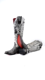 Charlotte Red Bottom Wide Calf Tall Cowgirl Boot Size 6.5 Box CW70