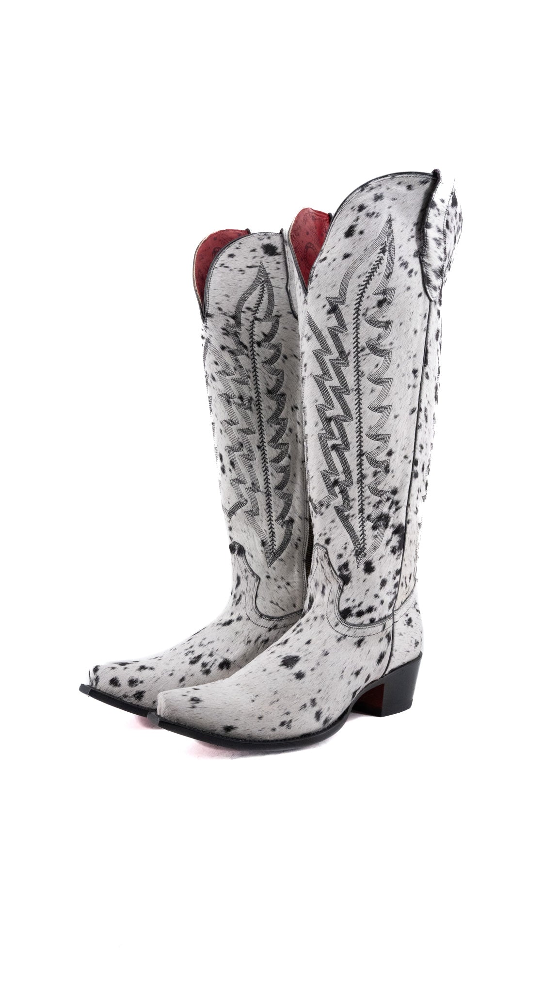 Charlotte Red Bottom Wide Calf Tall Cowgirl Boot Size 11 Box CW78