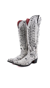 Charlotte Red Bottom Wide Calf Tall Cowgirl Boot Size 11 Box CW78