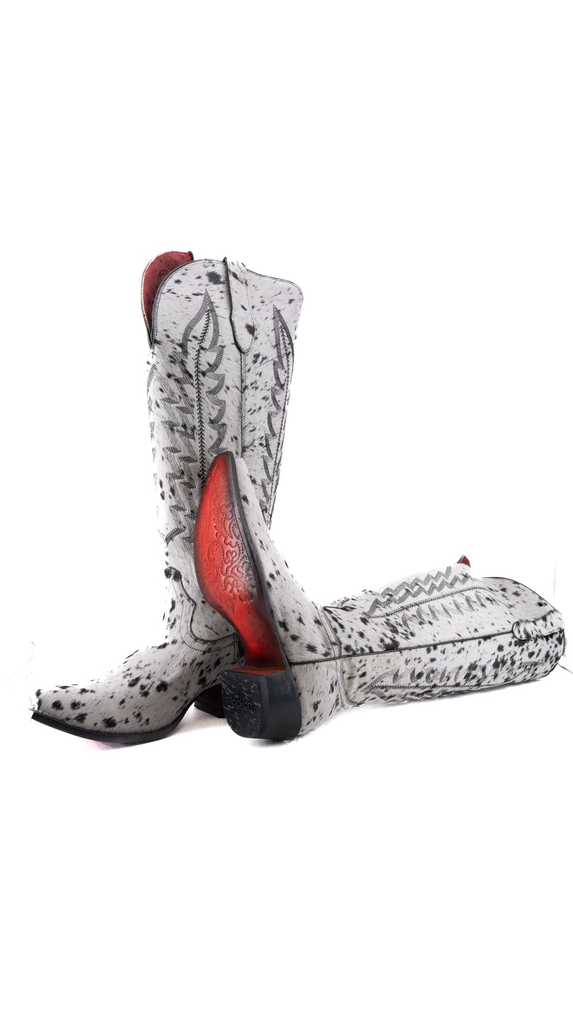 Charlotte Red Bottom Wide Calf Tall Cowgirl Boot Size 11 Box CW78