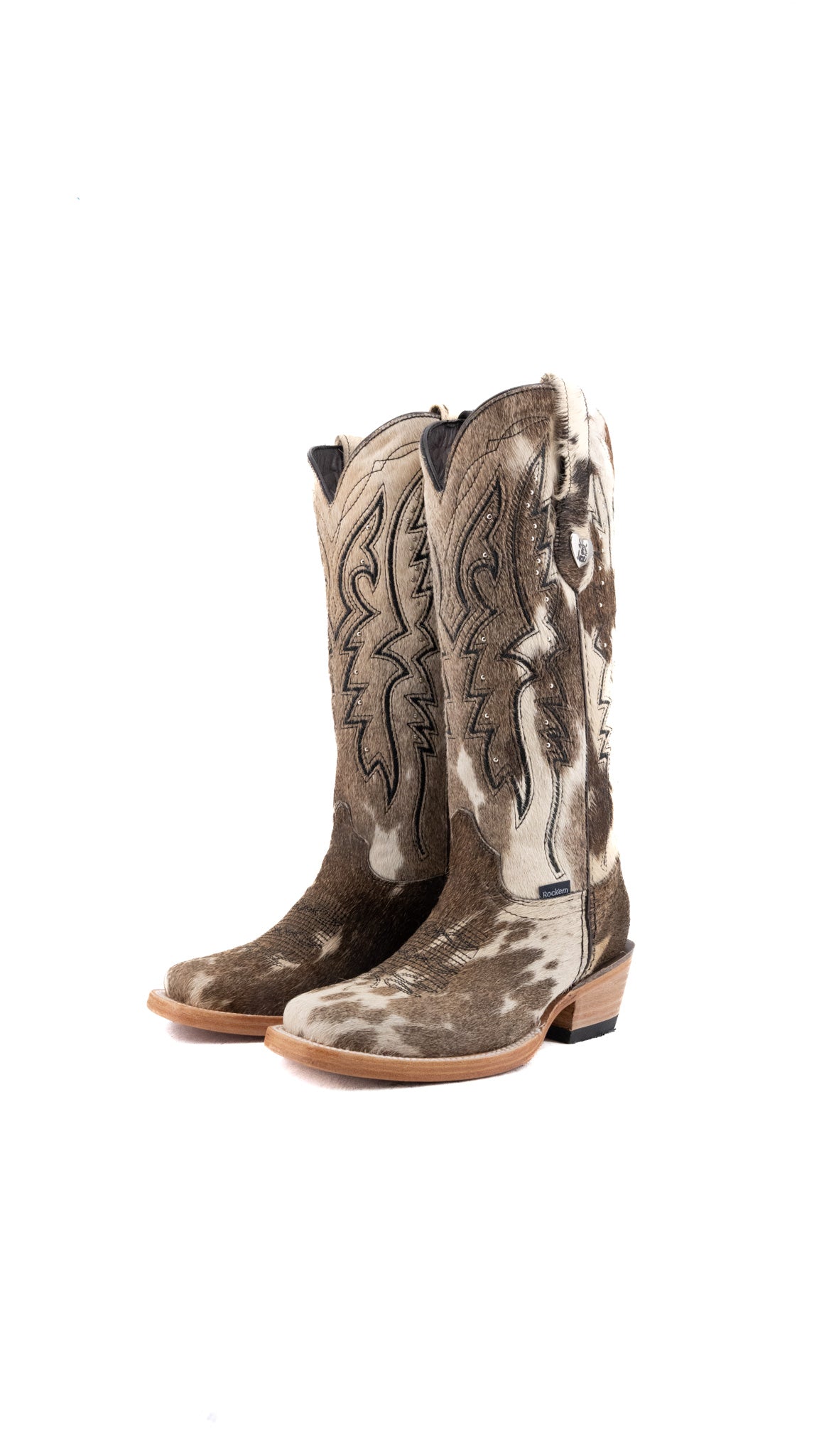 Short Shaft Cowhide Square Toe – Rock'Em
