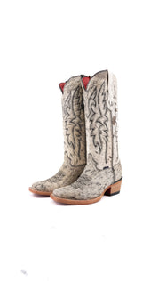 Alexa Cowhide Red Bottom Frontier Toe Cowgirl Boot Size 6.5 Box CW85