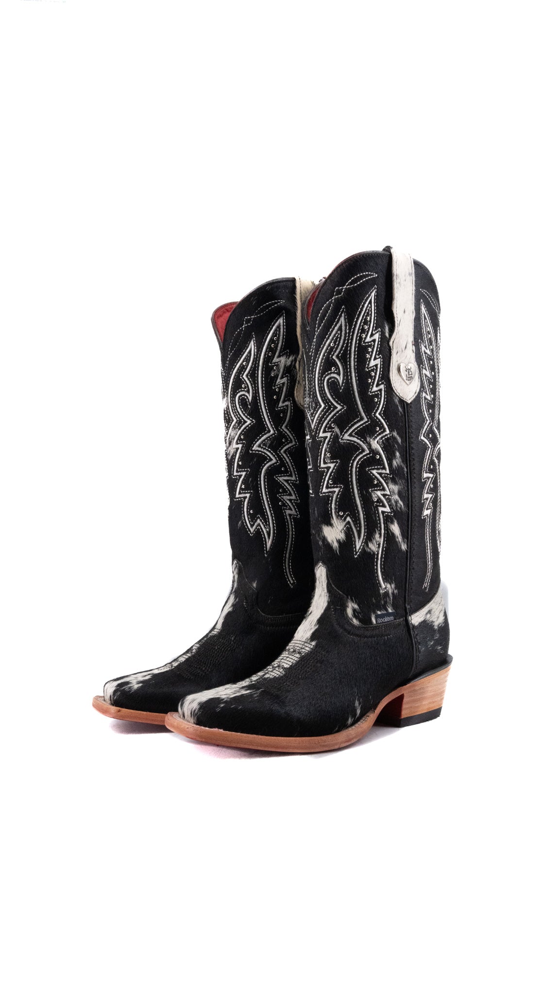 Short Shaft Cowhide Square Toe – Rock'Em