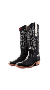 Alexa Cowhide Red Bottom Frontier Toe Cowgirl Boot Size 7.5 Box CW87