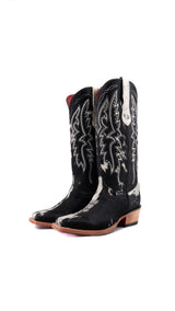 Alexa Cowhide Red Bottom Frontier Toe Cowgirl Boot Size 7.5 Box CW87