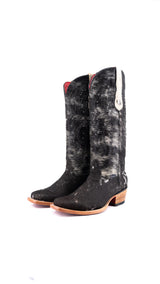 Alexa Cowhide Red Bottom Frontier Toe Cowgirl Boot Size 8 Box CW91