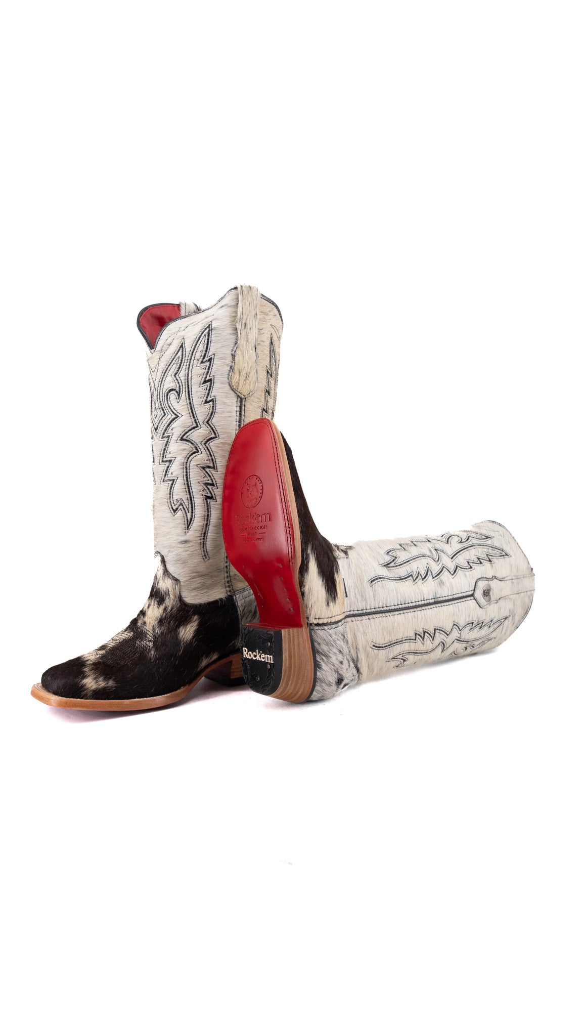 Short Shaft Cowhide Square Toe – Rock'Em