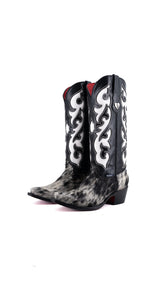 Emely Midi Cowhide Red Bottom Snip Toe Cowgirl Boot  Size 7 Box CW101