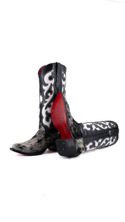 Emely Midi Cowhide Red Bottom Snip Toe Cowgirl Boot  Size 7 Box CW101
