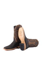 Bruce Matte Python Square Toe Cowboy Boot