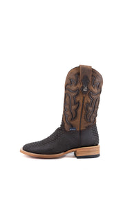 Bruce Matte Python Square Toe Cowboy Boot