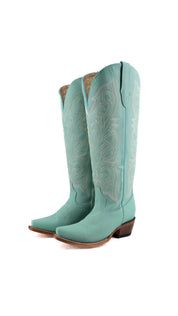 Perla Tall Wide Calf Snip Toe Cowgirl Boot