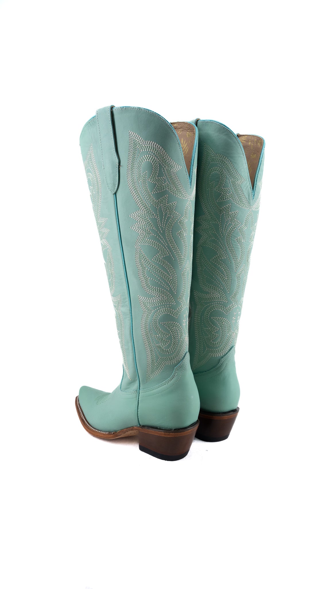 Perla Tall Wide Calf Snip Toe Cowgirl Boot