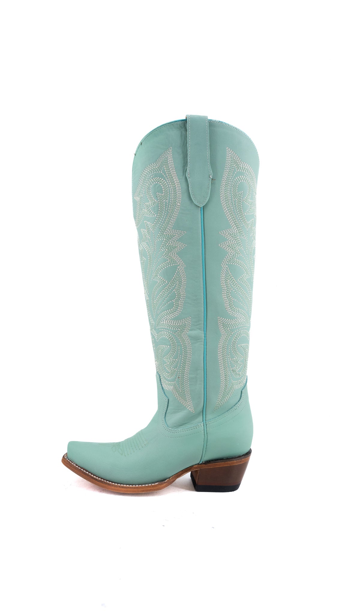 Perla Tall Wide Calf Snip Toe Cowgirl Boot