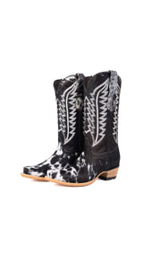 Carmina Cowhide Snip Toe Cowgirl Boot Size 6.5 Box EU25