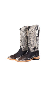 Carmina Cowhide Square Toe Cowgirl Boot Size 8 Box EU39