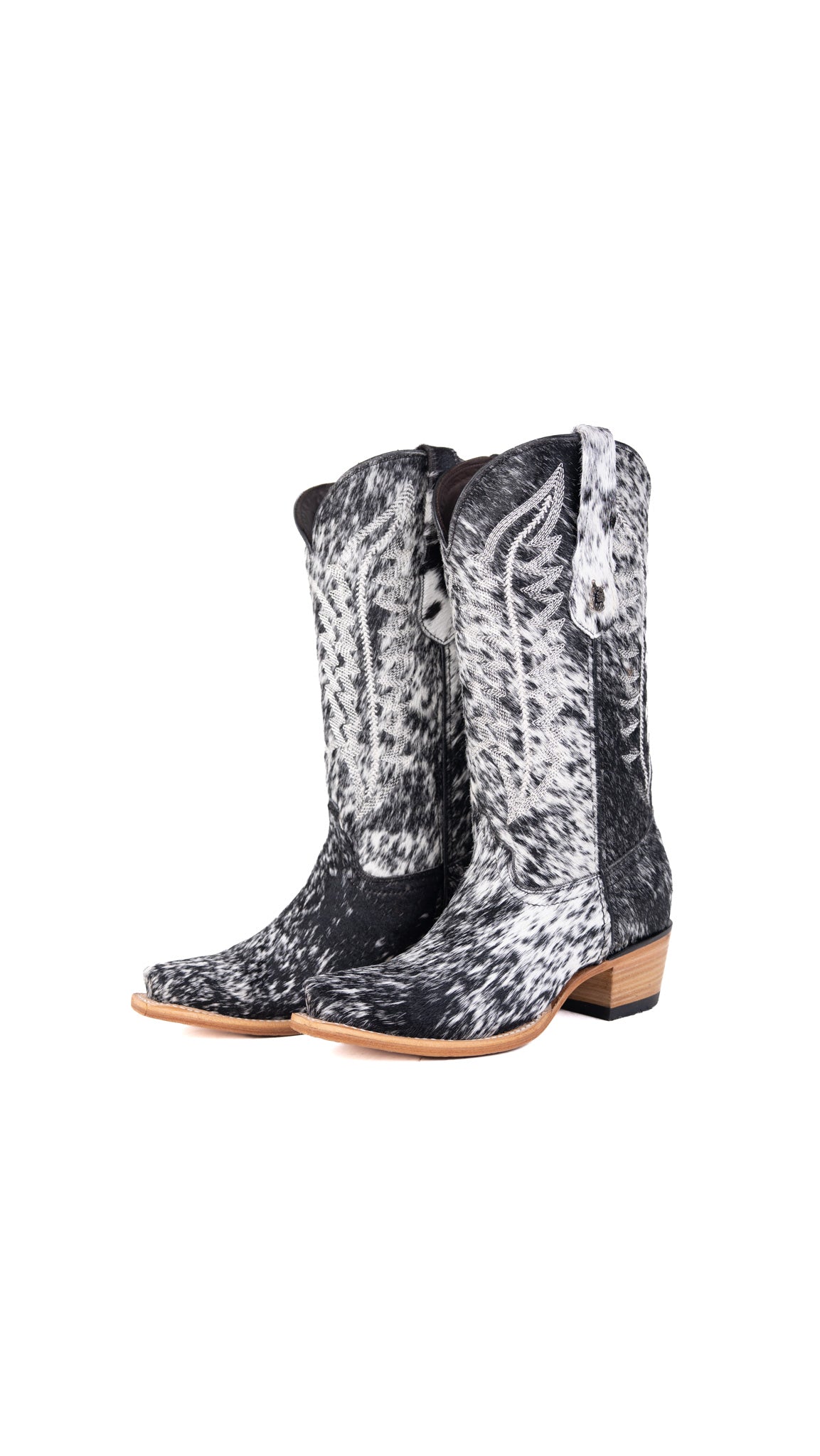 Carmina Cowhide Snip Toe Cowgirl Boot Size 8.5 Box EU44