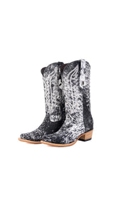 Carmina Cowhide Snip Toe Cowgirl Boot Size 8.5 Box EU44