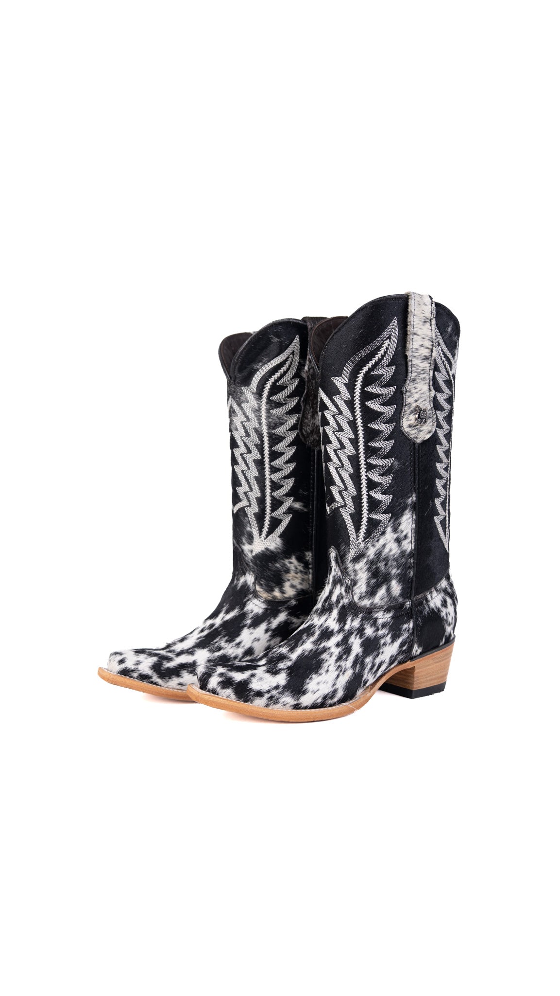 Carmina Cowhide Snip Toe Cowgirl Boot Size 9 Box EU45
