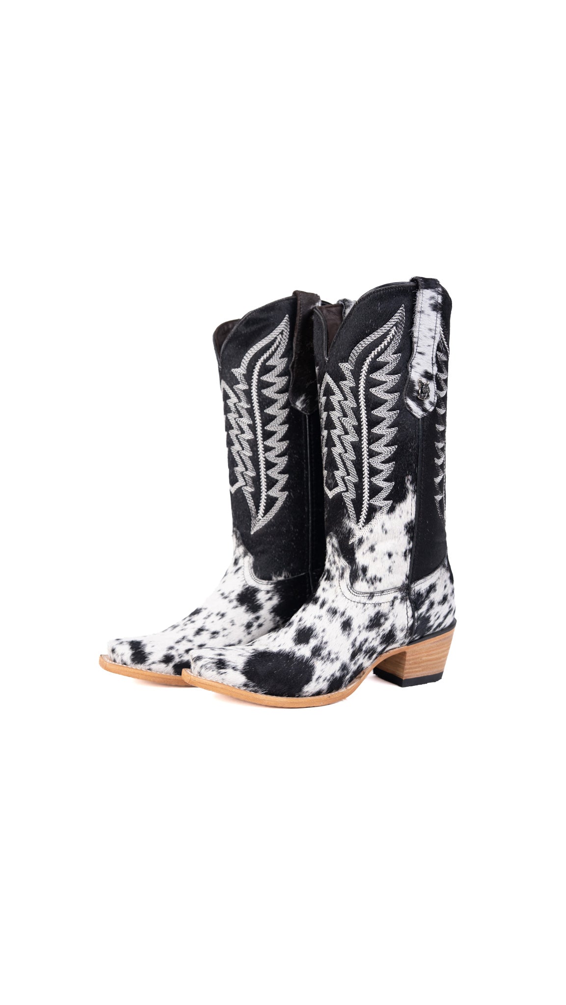 Carmina Cowhide Snip Toe Cowgirl Boot Size 9 Box EU46