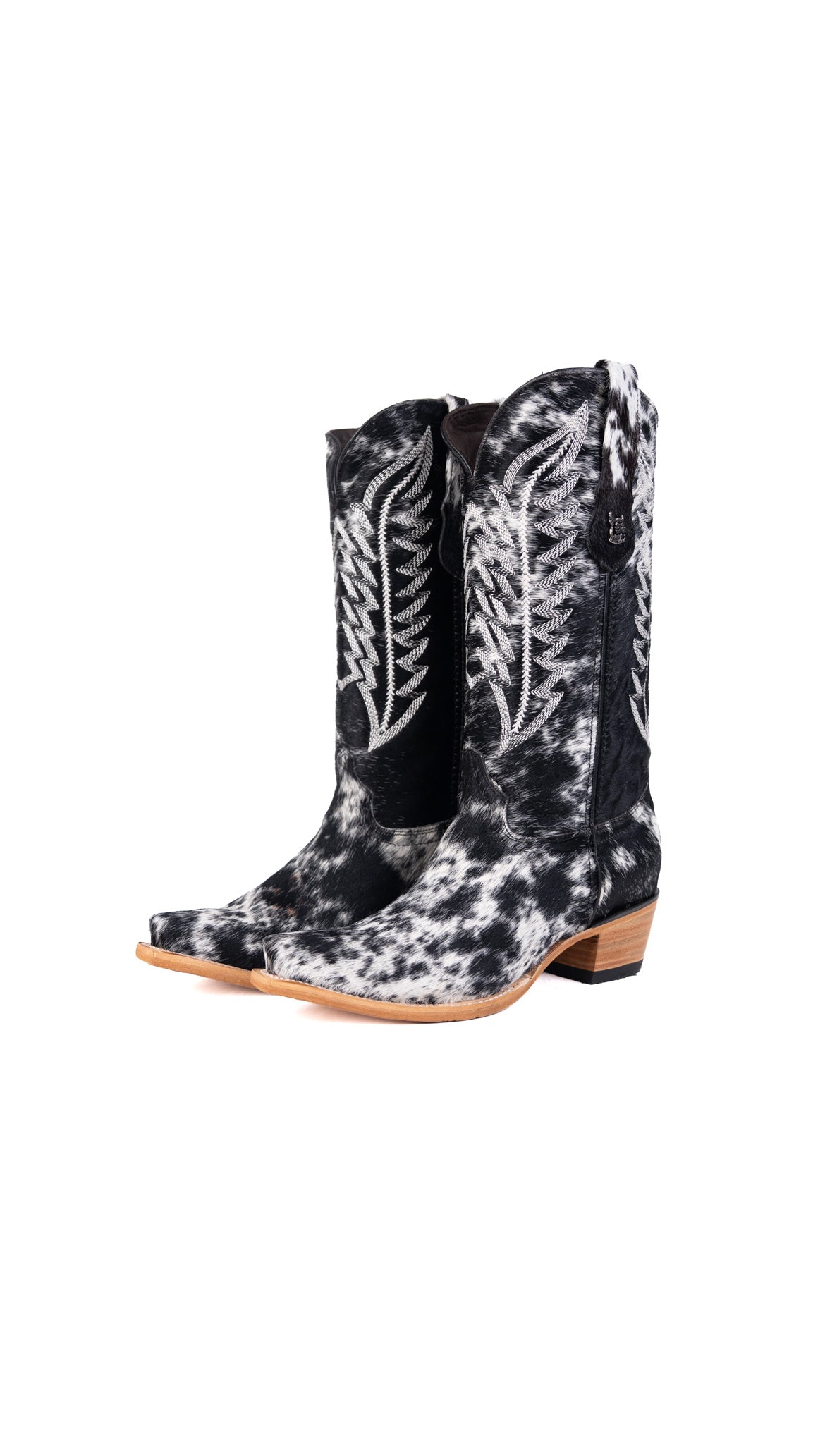 Carmina Cowhide Snip Toe Cowgirl Boot Size 10 Box EU48