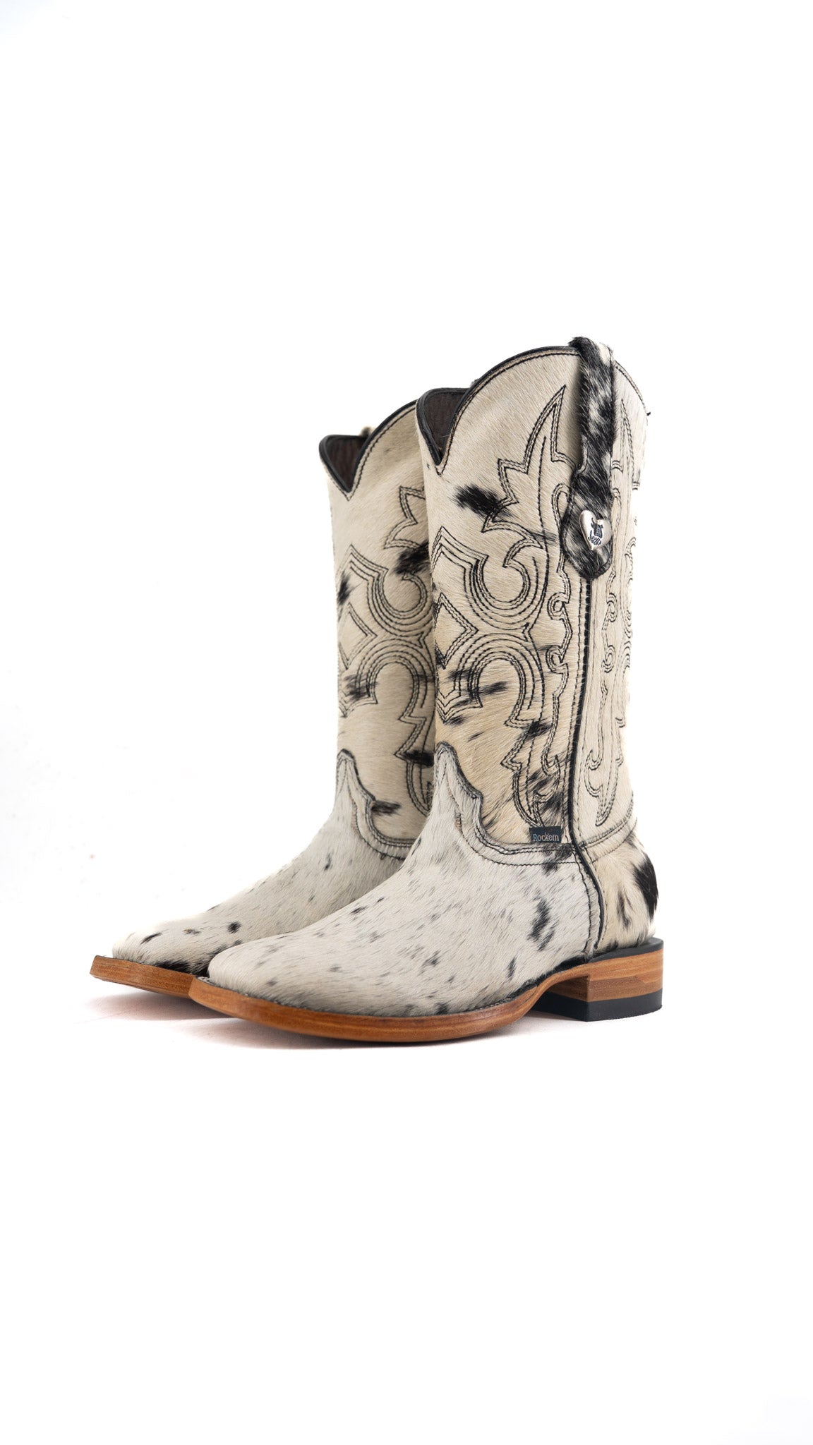 Katherine Cowhide Square Toe Cowgirl Boot Size 5.5 Box TW3 FINAL SALE