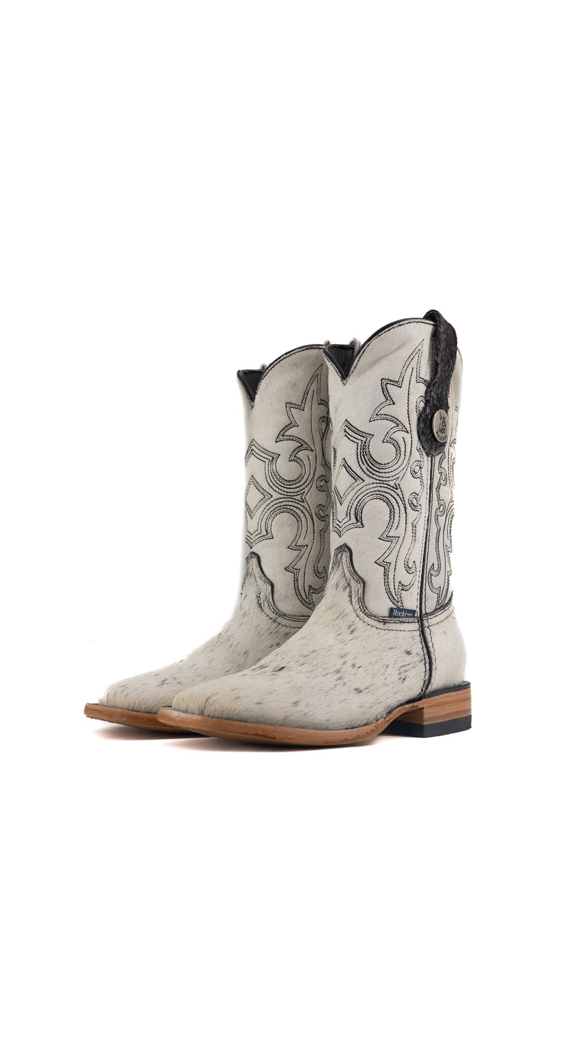 Katherine Cowhide Square Toe Cowgirl Boot Size 5.5 Box TW4 FINAL SALE
