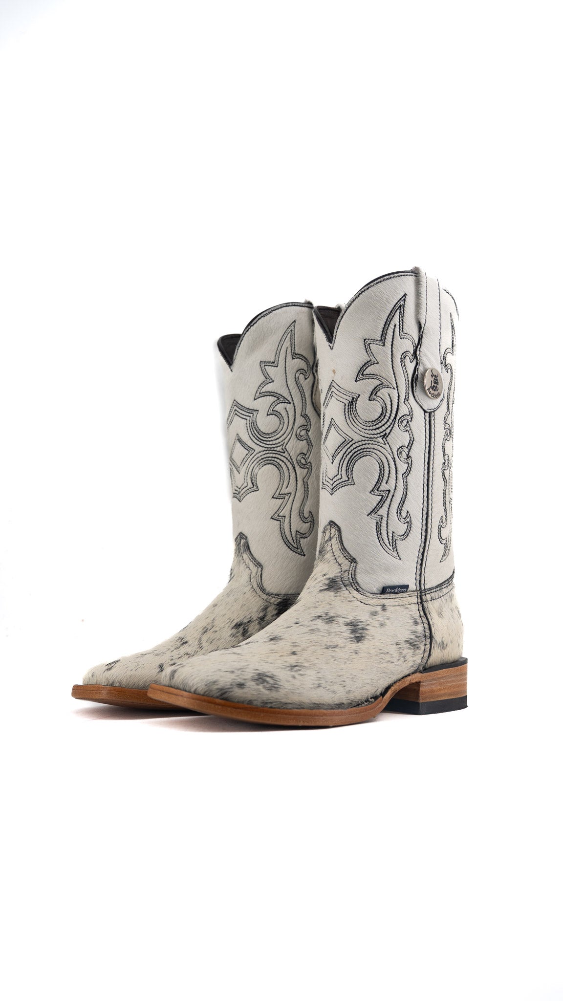 Katherine Cowhide Square Toe Cowgirl Boot Size 8 Box TW15 FINAL SALE