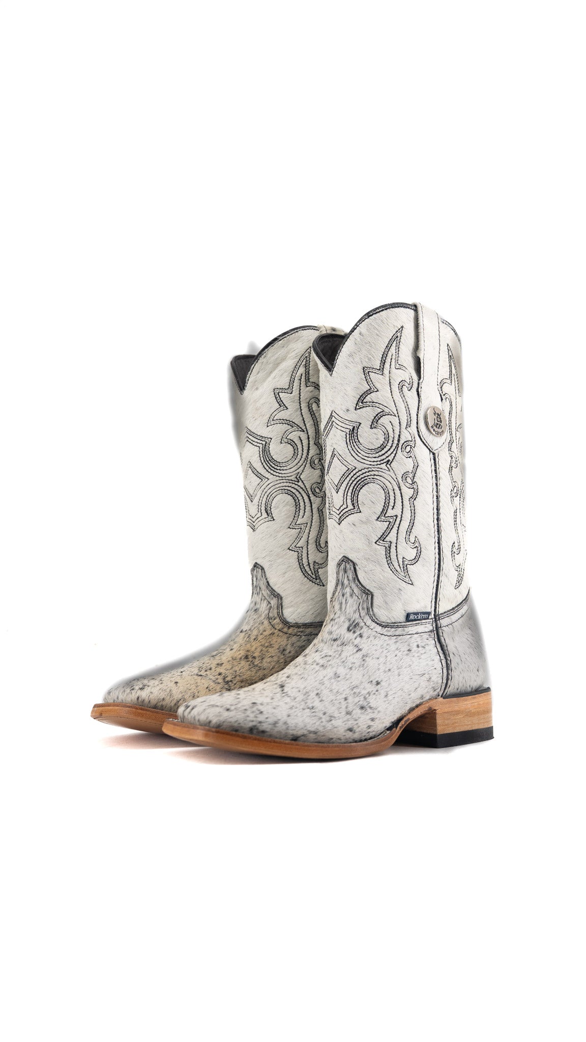 Katherine Cowhide Square Toe Cowgirl Boot Size 8 Box TW16 FINAL SALE