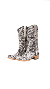 Katherine Snip Toe Cowhide Cowgirl Boot Size 6.5 Box EU54