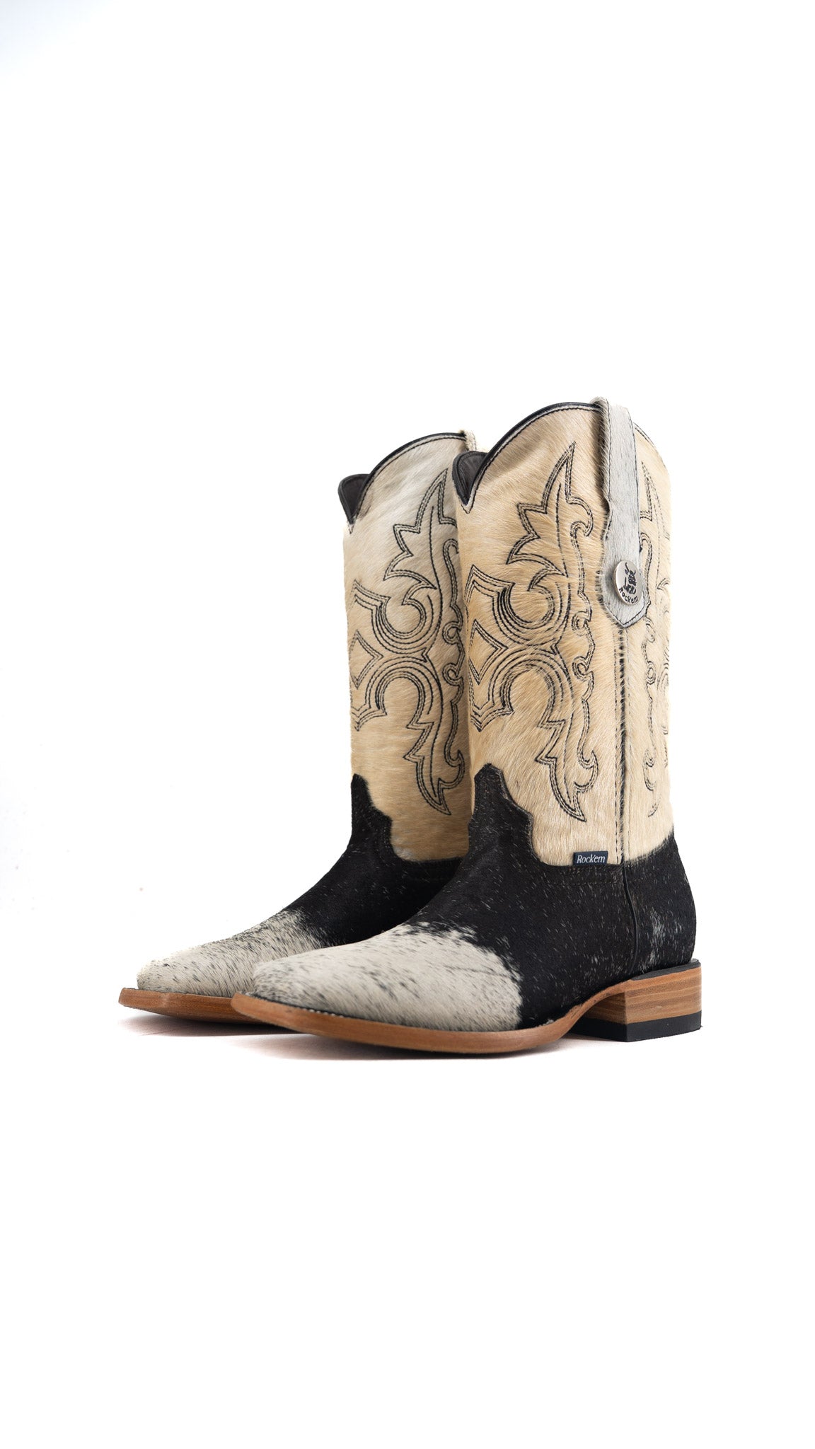 Katherine Cowhide Square Toe Cowgirl Boot Size 8 Box TW18 FINAL SALE