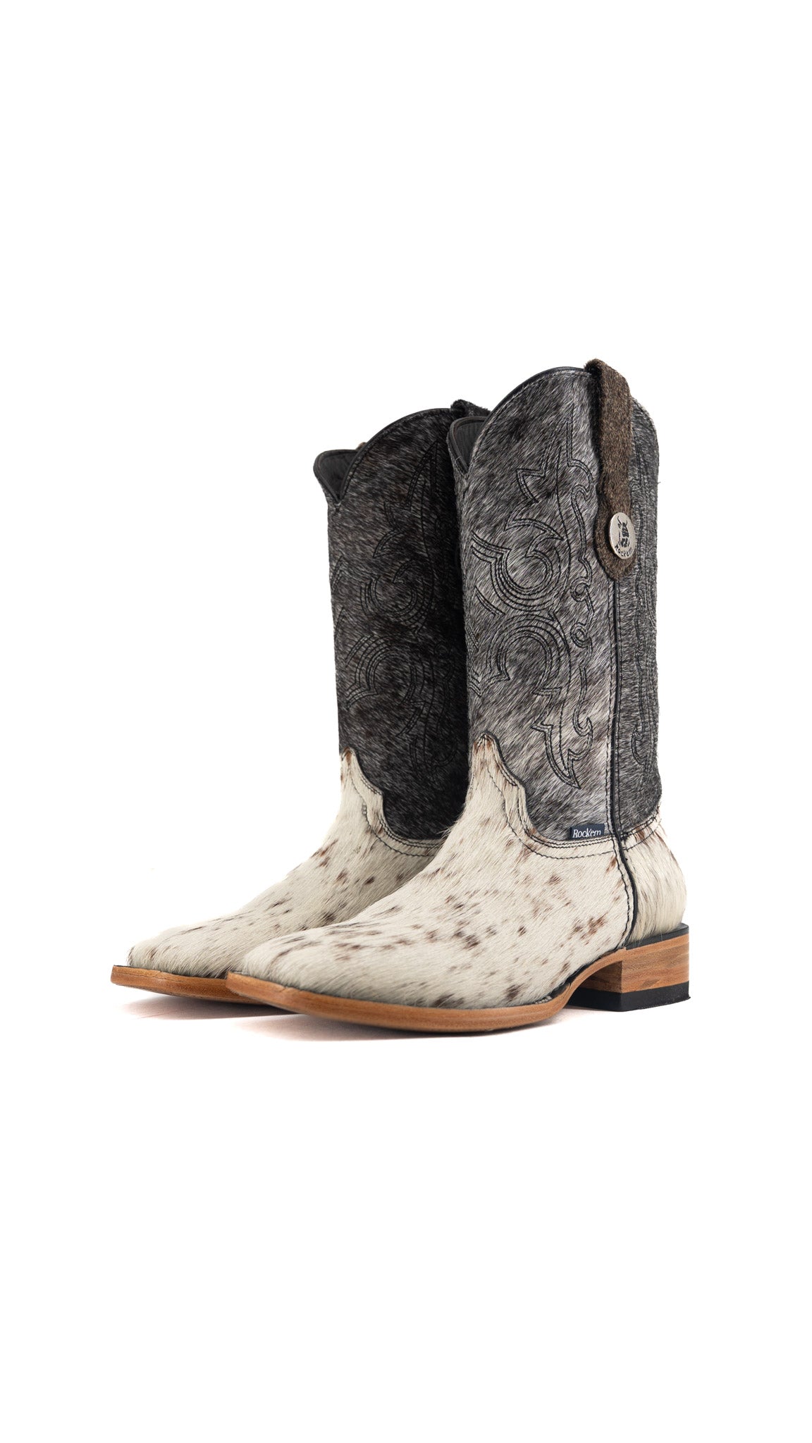 Katherine Cowhide Square Toe Cowgirl Boot Size 8 Box TW19 FINAL SALE