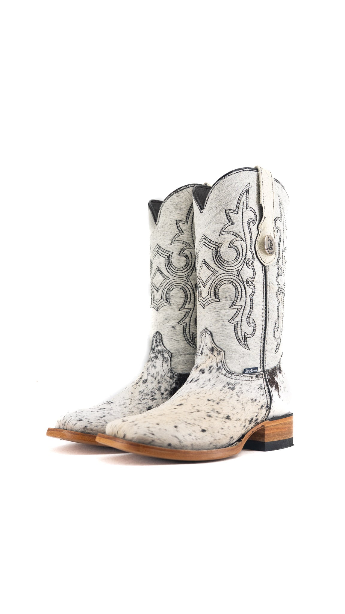 Katherine Cowhide Square Toe Cowgirl Boot Size 8 Box TW24 FINAL SALE