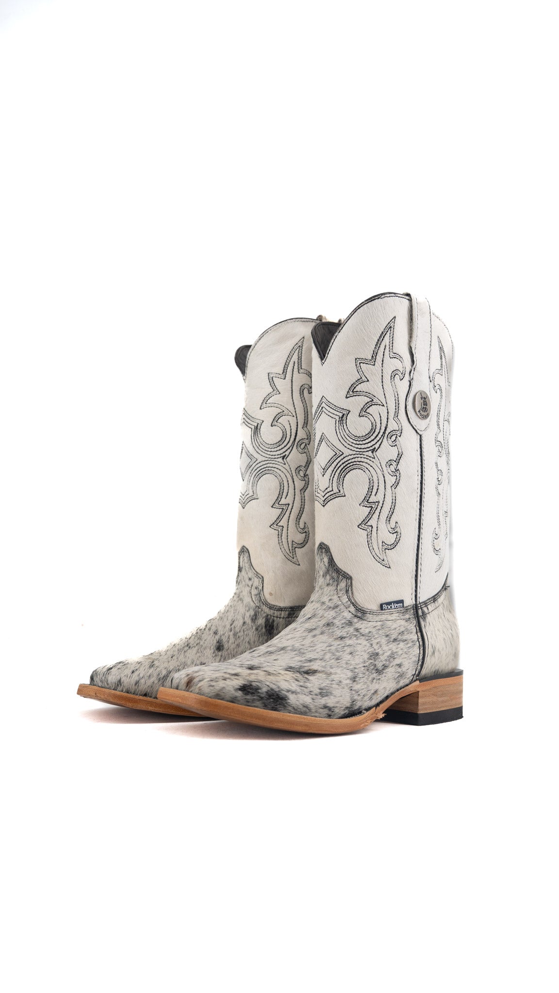 Katherine Cowhide Square Toe Cowgirl Boot Size 9 Box TW37 FINAL SALE